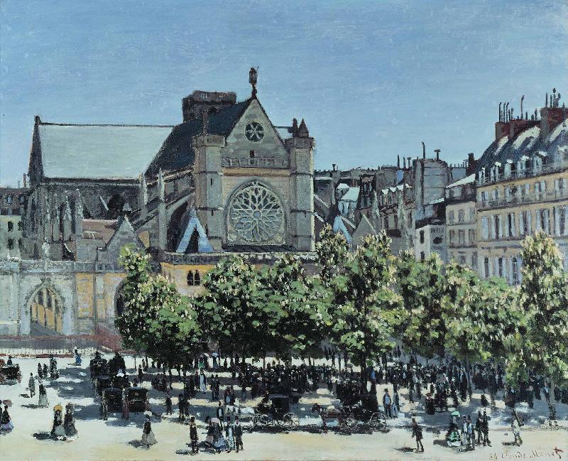 Claude Monet Germain lAuxerrois oil painting image